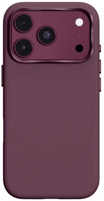 Чехол защитный VLP Aster Pro Case с MagSafe для iPhone 18 Pro (темно-вишневый)