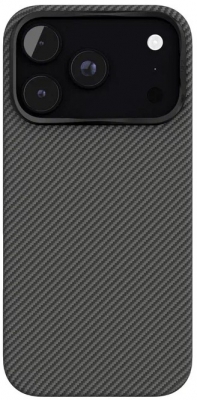 Чехол защитный VLP Kevlar Case с MagSafe для iPhone 18 Pro (черный)