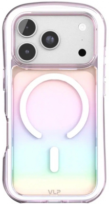 Чехол защитный VLP Bubble Case с MagSafe для iPhone 18 Pro (перламутр)