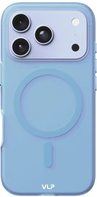 Чехол защитный VLP Sorbet Case с MagSafe для iPhone 18 Pro (голубой)