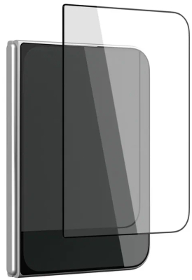 Стекло защитное 2.5D VLP Premium Shield для iPhone Duo с черной рамкой (прозрачный)