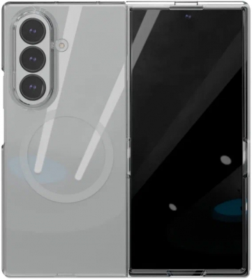 Чехол защитный VLP Puro Case с MagSafe для Samsung Galaxy Z Fold 8 Ultra (прозрачный)