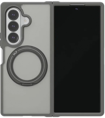 Чехол защитный VLP Ring Case с MagSafe для Samsung Galaxy Z Fold 8 Ultra (графитовый)