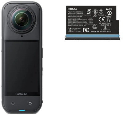 Экшн-камера Insta360 X5 Standard Bundle, черный