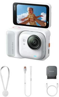 Экшн-камера Insta360 GO Ultra Standard Bundle, белый