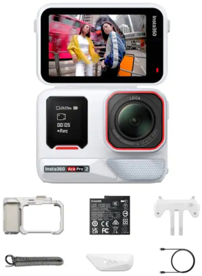 Экшн-камера Insta360 Ace Pro 2 Single Battery Xplorer Bundle, белый
