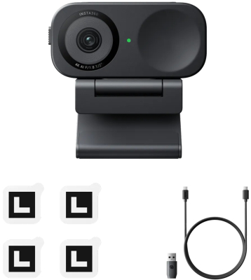 Веб-камера Insta360 Link 2C  Standard Bundle, черный