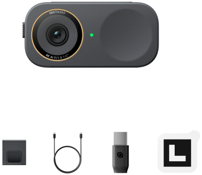 Веб-камера Insta360 Link 2C Pro Standard Bundle, черный