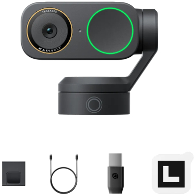 Веб-камера Insta360 Link 2 Pro Standard Bundle, черный
