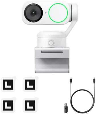 Веб-камера Insta360 Link 2 Standard Bundle, белый