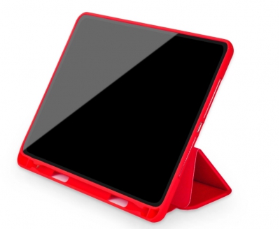 Чехол-книжка Gurdini для iPad 12.9 (2020) с держателем для Apple Pencil (Красный)