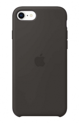 Чехол клип-кейс силиконовый Apple Silicone Case для iPhone SE/7/8, цвет черный  (MXYH2ZM/A)
