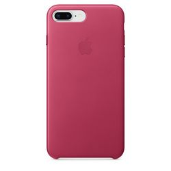 Чехол клип-кейс кожаный Apple Leather Case для iPhone 7 Plus/8 Plus, цвет «розовая фуксия» (MQHT2ZM/A)
