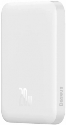 Внешний аккумулятор Baseus Magnetic Mini 10000mAh 20W с поддержкой MagSafe (PPCXM10) белый
