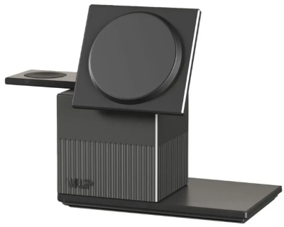 Беспроводная зарядная станция на три устройства VLP NEO Qi2.2 3 in 1 с Magsafe для iPhone/Apple Watch/Airpods 1094003 (Phantom, Фантом)