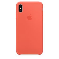 Чехол клип-кейс силиконовый Apple Silicone Case для iPhone XS Max, цвет «спелый нектарин» (MTFF2ZM/A)