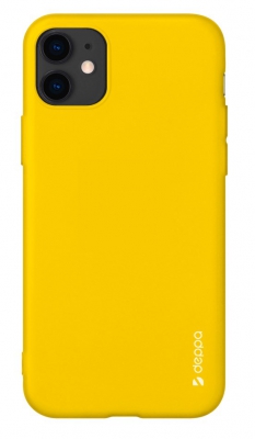 Чехол накладка Deppa Gel Color Case для iPhone 11 (желтый)