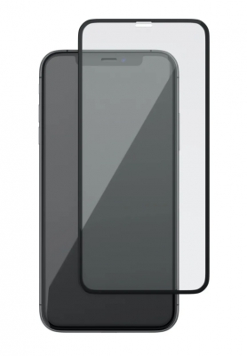 Защитное стекло CTI Matte Black для Apple iPhone X/Xs/11Pro с рамкой 3D (матовое)