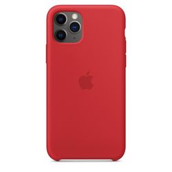Чехол клип-кейс силиконовый Apple Silicone Case для iPhone 11 Pro, (PRODUCT)RED красный (MWYH2ZM/A)