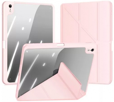 Чехол книжка Dux Ducis Magi series для iPad 10.2 с держателем для Apple Pencil (розовый)