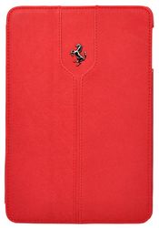 Чехол-книжка кожанный Ferrari Montecarlo Red для Apple iPad Air  (красный)
