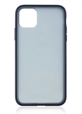 Чехол накладка Gurdini Shockproof touch series для iPhone 12 mini (черный матовый)