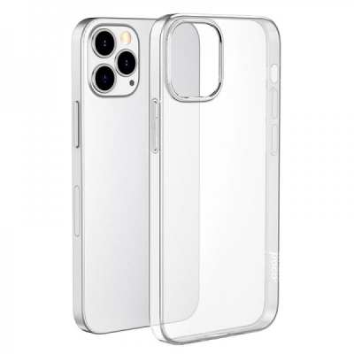 Чехол клип-кейс силиконовый HOCO Premium для Apple iPhone 12/12 Pro  (прозрачный)