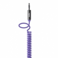 Belkin MIXIT↑ Coiled Cable Purple - Кабель AUX jack-jack