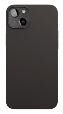 Чехол накладка VLP Liquid Silicone case c поддержкой Magsafe для iPhone 13 mini (черный)