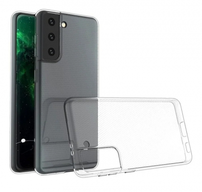 Чехол клип-кейс силиконовый CTI для Samsung Galaxy S21 Plus (SM-G996B) прозрачный