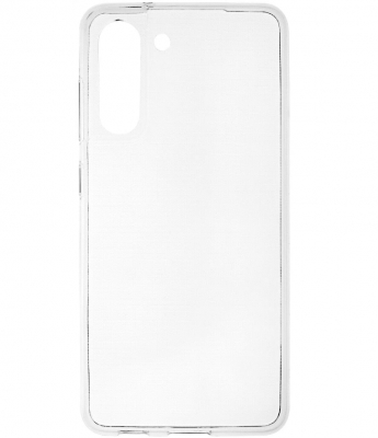 Чехол накладка силиконовый CTI для Samsung S21 FE (SM-G990BL) прозрачный