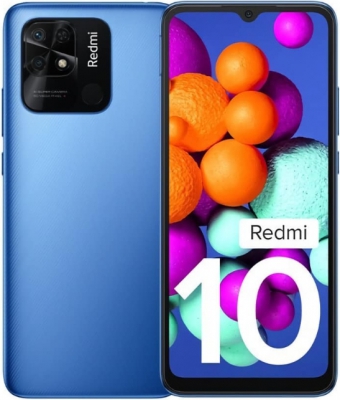 Xiaomi Redmi 10C 4/64 Gb Blue ocean (синий океан), без NFC