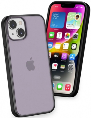 Чехол накладка противоударный Gurdini Shockproof touch series для iPhone 14 (Фиолетовый)