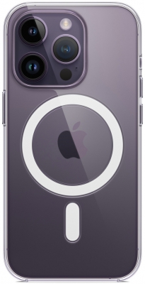 Чехол клип-кейс Apple Case MagSafe для iPhone 14 Pro, прозрачный (MPU63ZM/A)