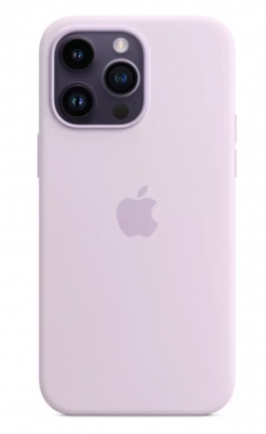 Чехол клип-кейс силиконовый Apple Silicone Case MagSafe для iPhone 14 Pro Max, цвет Lilac «Сирень» (MPTW3ZM/A)