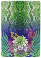 Чехол-книжка Just Cavalli Slim Cover для iPad Mini Retina (с рисунком) Python Flower green