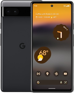 Смартфон Google Pixel 6A 6/128GB Charcoal (угольный карбон)