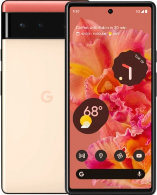 Смартфон Google Pixel 6 8/128GB Kinda Coral (розовый)