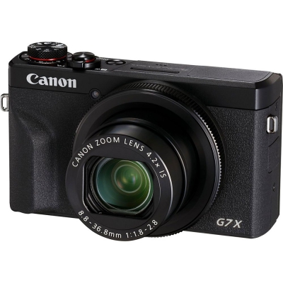 Фотоаппарат Canon PowerShot G7 X Mark III, чёрный (f/1.8-2.8)