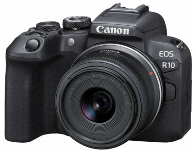 Цифровая фотокамера Canon EOS R10 kit RF 18-45 IS STM