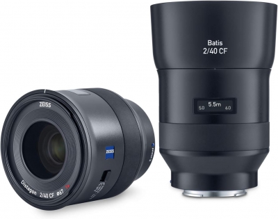 Объектив ZEISS Batis 40mm f/2.0 для беззеркальных камер Sony с креплением E, черный