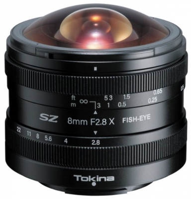 Объектив Tokina SZ 8mm F2.8 Fisheye MF Sony E