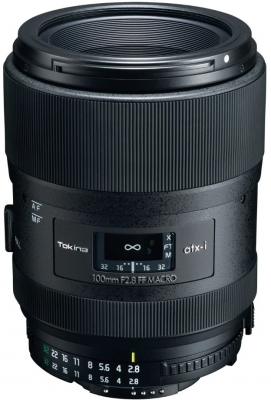 Объектив Tokina ATX-I 100mm F2.8 FF Macro Nikon F, черный