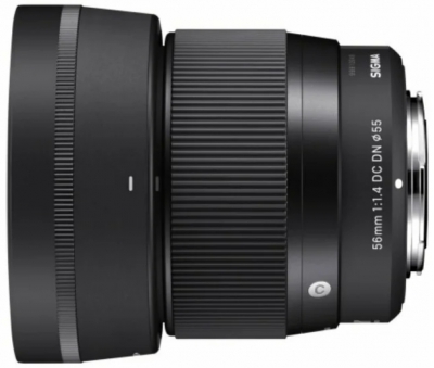 Объектив Sigma AF 56mm f/1.4 DC DN Contemporary Canon EF-M, черный