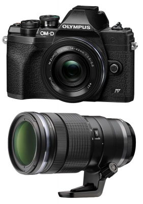 Фотоаппарат Olympus OM-D E-M10 Mark IV EZ Double Zoom Kit + M.Zuiko Digital ED 14-42mm F3.5-5.6 EZ2 + M.Zuiko Digital ED 40-150mm F4.0-5.6 R3