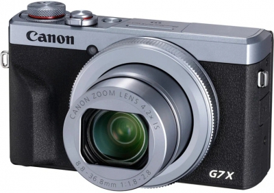 Фотоаппарат Canon PowerShot G7X Mark III, Серебристый (Silver) (f/1.8-2.8)