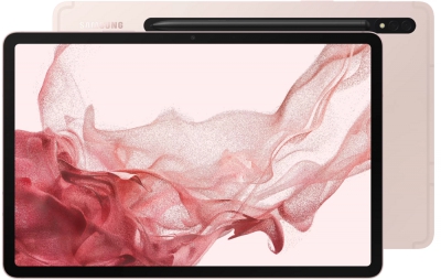 Планшет Samsung Galaxy Tab S8, 8 ГБ/128 ГБ, Wi-Fi + Cellular, розовый (SM-X706)