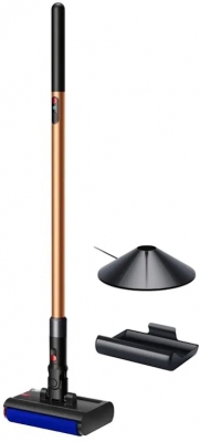 Вертикальный моющий пылесос Dyson Pencil Wash (WR04), чёрный/медь