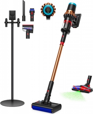 Вертикальный моющий пылесос Dyson V16 Piston Animal Submarine DS60 (SV53A), чёрный/медь + подставка