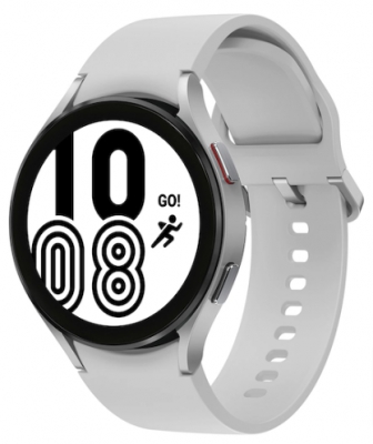 Смарт-часы Samsung Galaxy Watch4, 44 мм, серебристый (SM-R870)